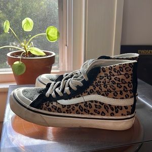 Vans high tops - worn once - size 7